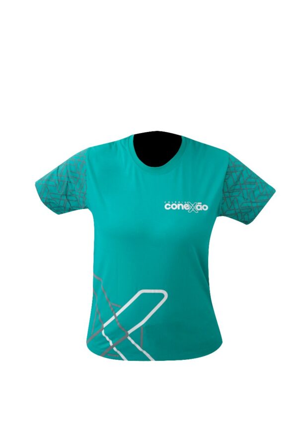 Camiseta Feminina Colégio Conexão Azul