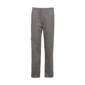 Calça Brim Elástico Total Bolso Cargo
