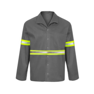 Camisa Brim Manga Longa Botoes Reflexiva